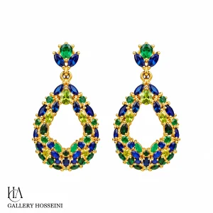 گوشواره مولتی کالر - code15217